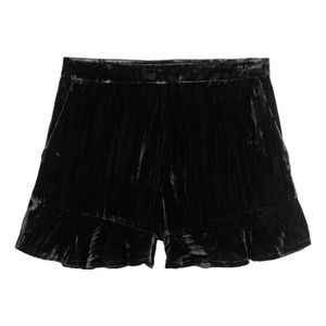 NWT H&M Velvet Ruffle Shorts